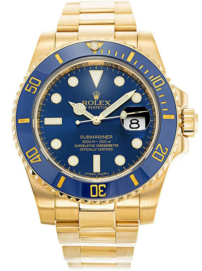 Super Clone Rolex Submariner Blue Dial 116618LB