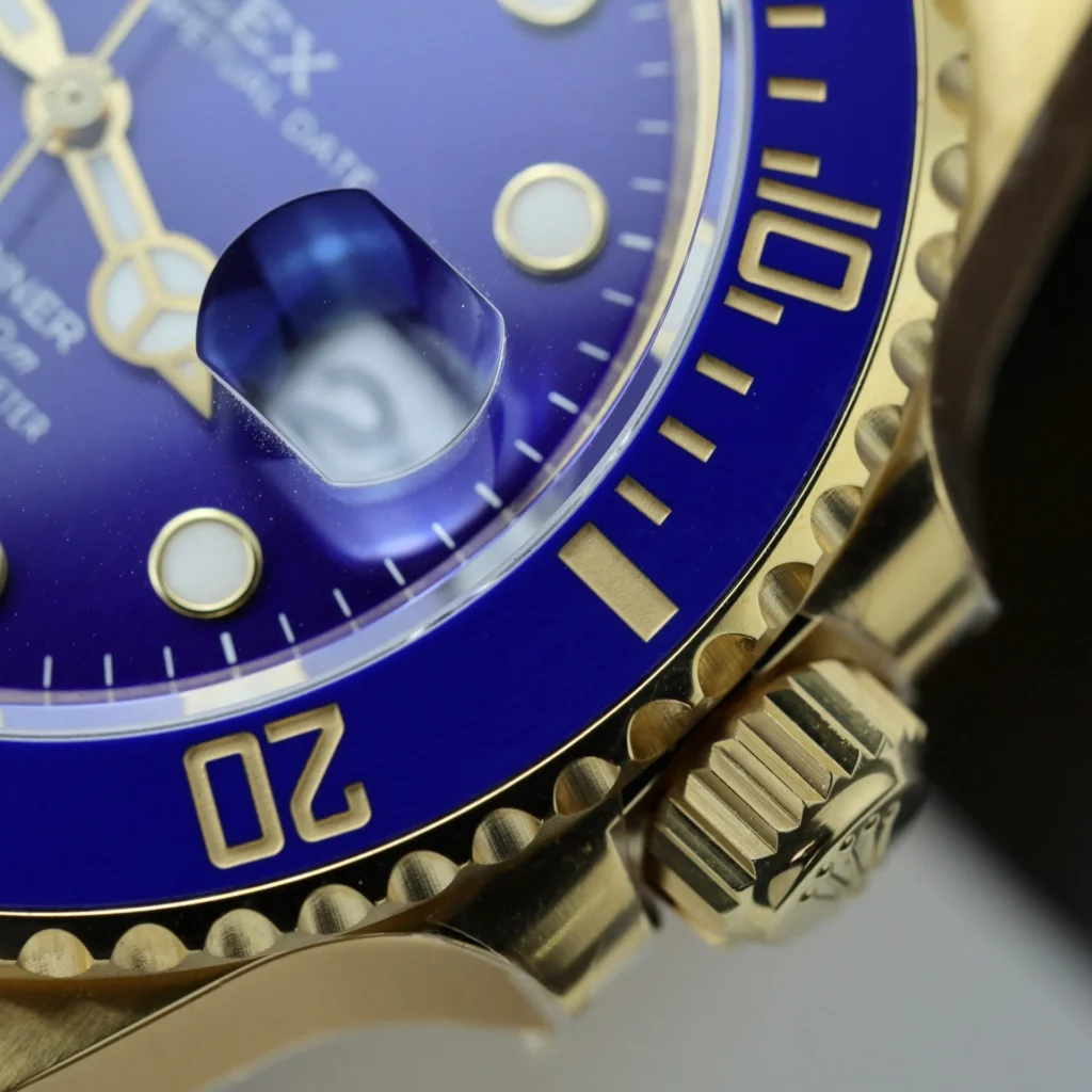 Super Clone Rolex Submariner Blue Dial 126618LB — case and bezel