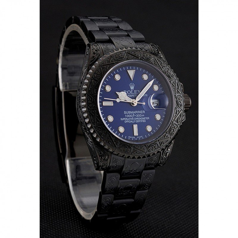 Super Clone Rolex Submariner Blue Dial 1454084 — case and bezel