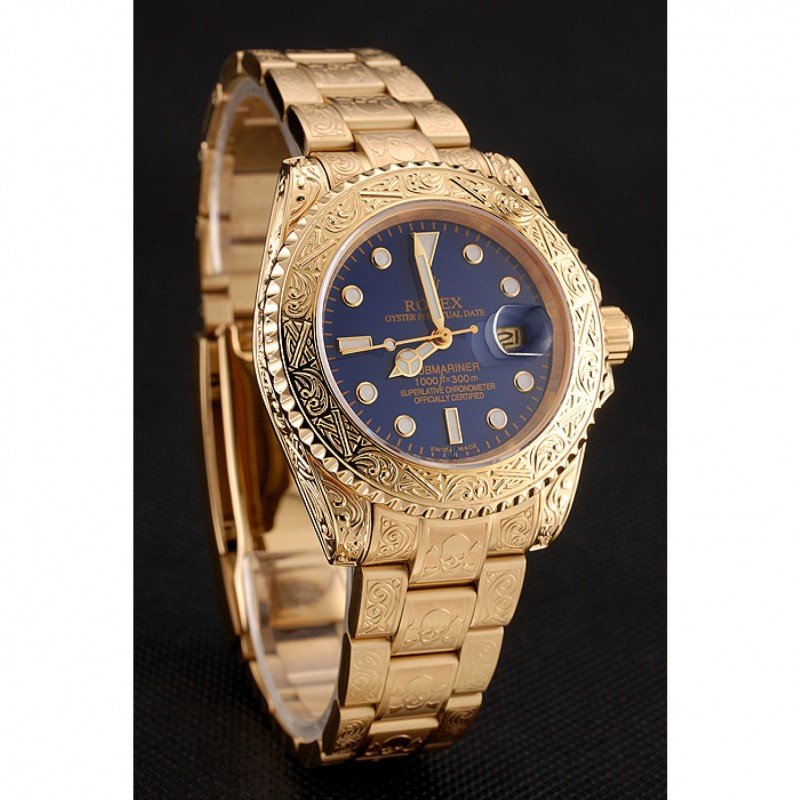 Super Clone Rolex Submariner Blue Dial 1454089 — case and bezel