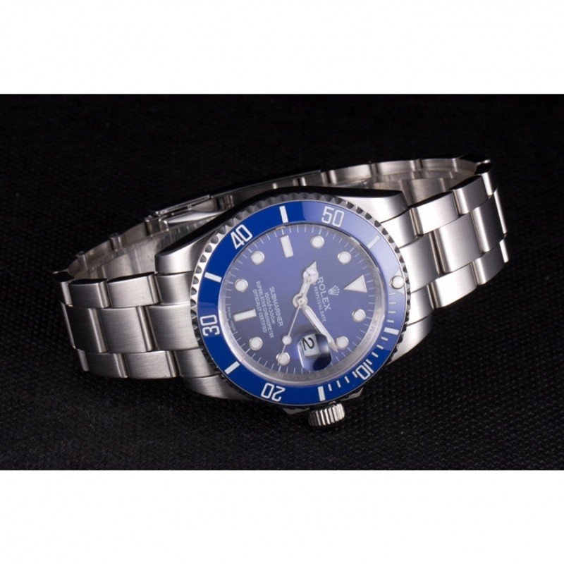 Super Clone Rolex Submariner Blue Dial SRL50 — bracelet detail