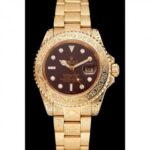 Super Clone Rolex Submariner Brown Dial 1454070 — dial close-up