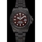 Super Clone Rolex Submariner Brown Dial 1454075 — dial close-up