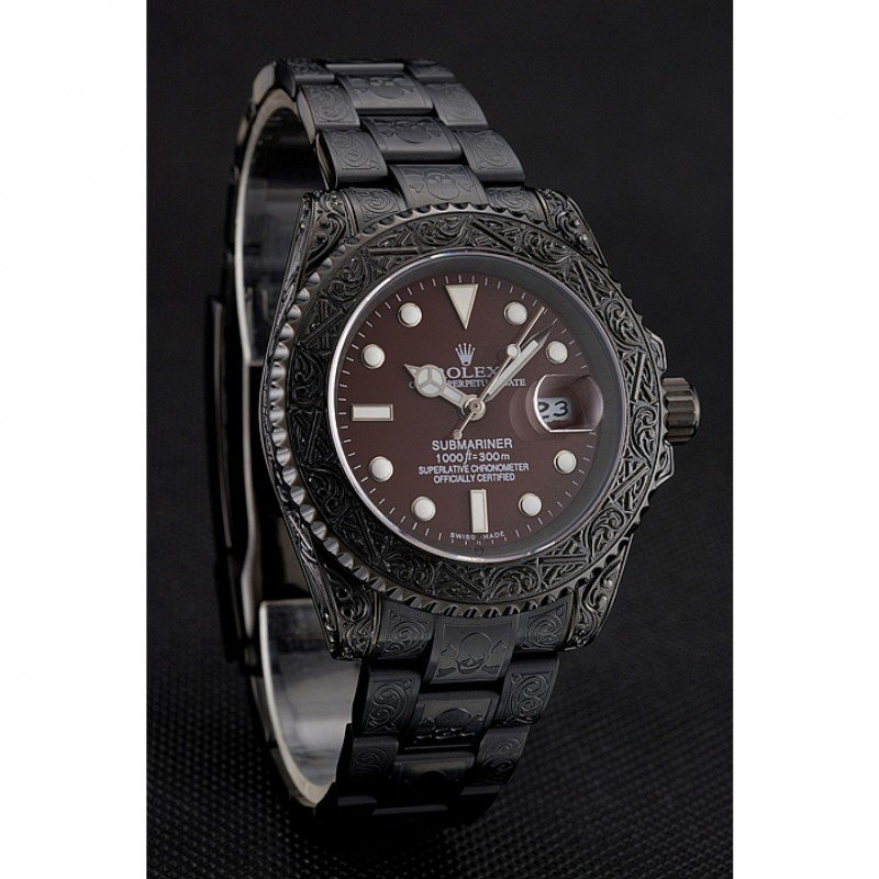 Super Clone Rolex Submariner Brown Dial 1454075 — case and bezel