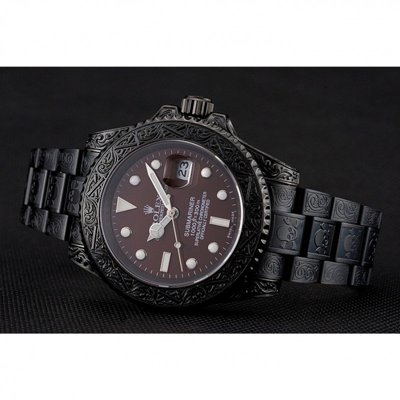 Super Clone Rolex Submariner Brown Dial 1454075 — side profile