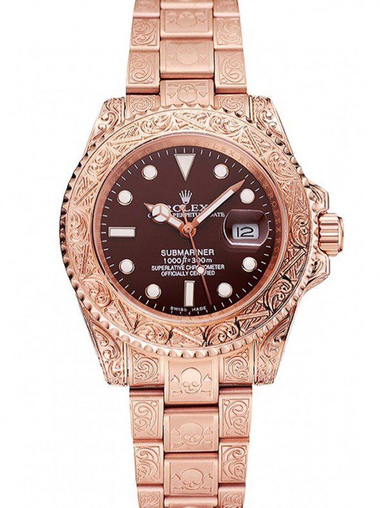 Super Clone Rolex Submariner Brown Dial 1454087