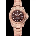 Super Clone Rolex Submariner Brown Dial 1454087 — dial close-up
