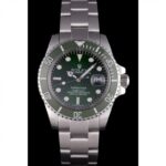 Super Clone Rolex Submariner Green Dial Mechanism-SRL51 — dial close-up