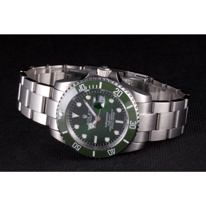 Super Clone Rolex Submariner Green Dial Mechanism-SRL51 — side profile