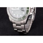 Super Clone Rolex Submariner Green Dial Mechanism-SRL51 — on leather display