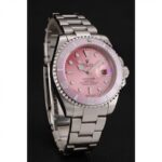Super Clone Rolex Submariner Pink Dial 1453980 — dial close-up