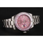 Super Clone Rolex Submariner Pink Dial 1453980 — case and bezel