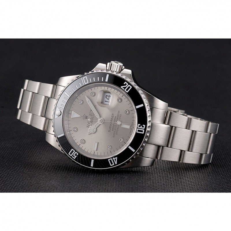 Super Clone Rolex Submariner Silver Dial PR16233S — side profile