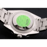 Super Clone Rolex Submariner Silver Dial PR16233S — on leather display
