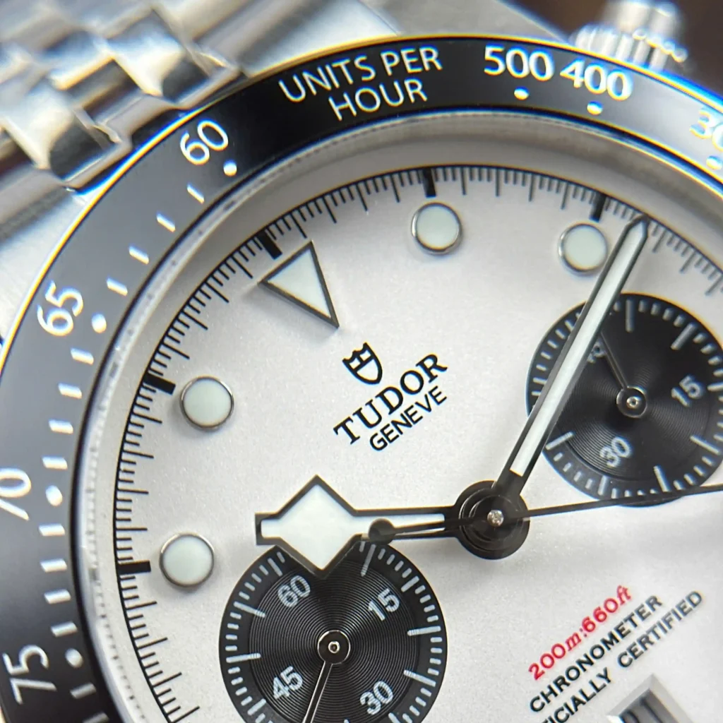 Super Clone Tudor Black Bay Chrono M79360N-0002 41mm — clasp and links