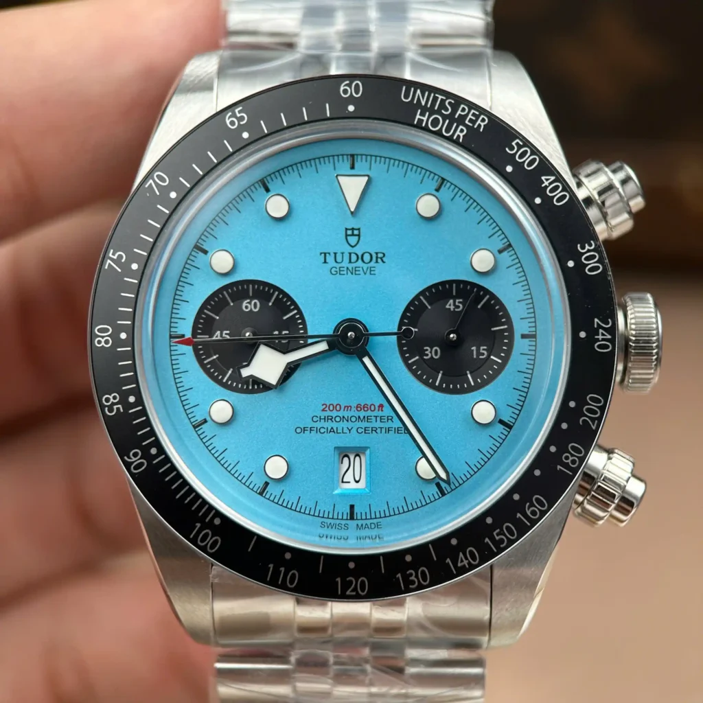 Super Clone Tudor Black Bay Chrono M79360N-0024 41mm — side profile