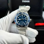 Super Clone Tudor 42mm Titanium — dial close-up
