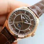 Super Clone Vacheron Constantin FiftySix Complete Calendar 4000E/000R-B065 41mm Rose Gold — case and bezel