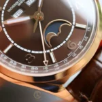 Super Clone Vacheron Constantin FiftySix Complete Calendar 4000E/000R-B065 41mm Rose Gold — bracelet detail