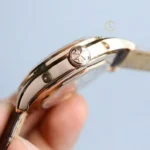 Super Clone Vacheron Constantin FiftySix Complete Calendar 4000E/000R-B065 41mm Rose Gold — clasp and links