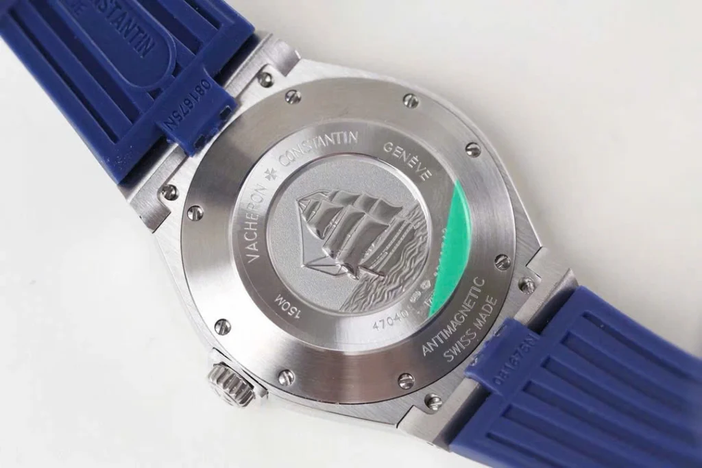 Super Clone Vacheron Constantin Overseas Blue Dial Number Roman 42mm – — view 9