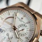 Super Clone Vacheron Constantin Overseas Dual Time 47450 42mm White Dial — view 10