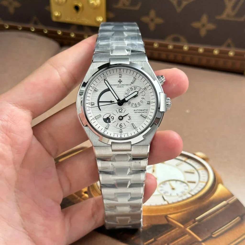 Super Clone Vacheron Constantin 42mm Steel — dial close-up