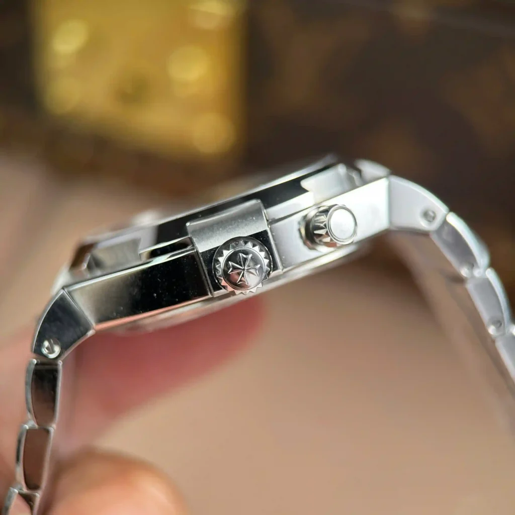 Super Clone Vacheron Constantin 42mm Steel — side profile