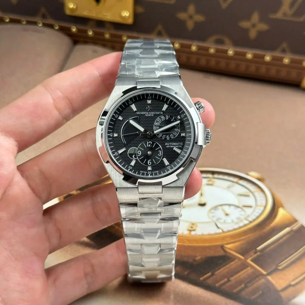 Super Clone Vacheron Constantin 42mm Steel — dial close-up