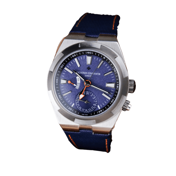 Super Clone Vacheron Constantin Overseas Dual Time 7900V 41mm Blue Dial Steel