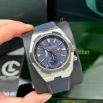 Super Clone Vacheron Constantin Overseas Dual Time 7900V 41mm Blue Dial Steel — bracelet detail