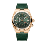 Super Clone Vacheron Constantin Overseas Dual Time 7900V 41mm Green Dial Rose Gold