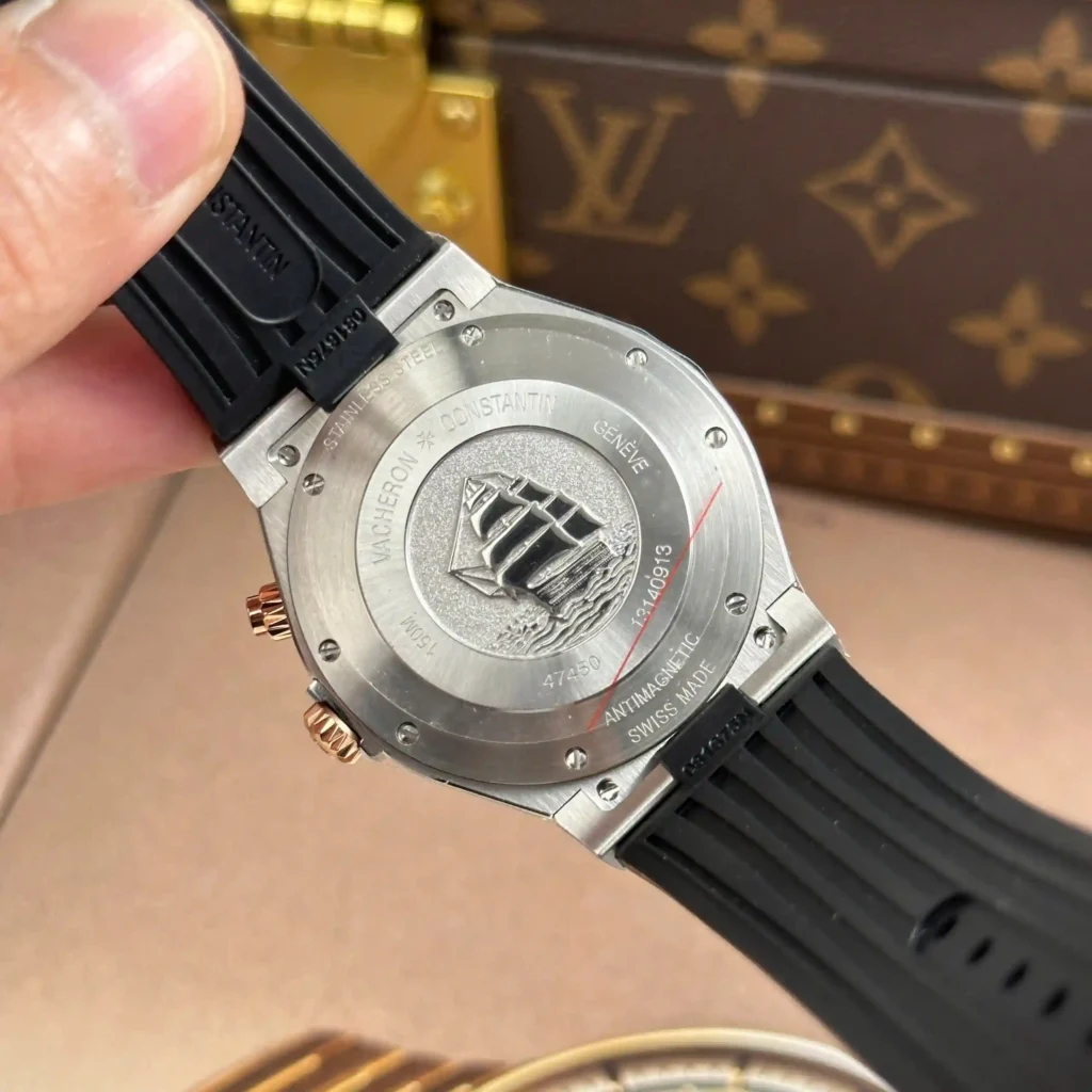 Super Clone Vacheron Constantin 42mm Steel — side profile