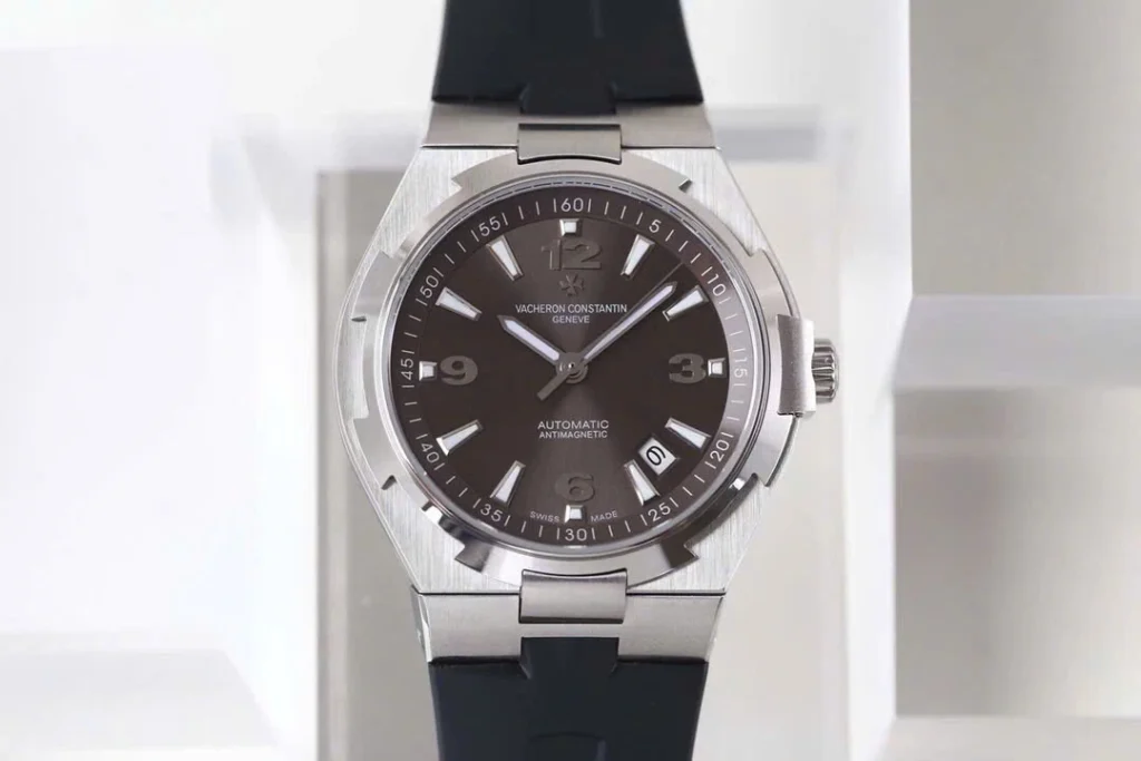 Super Clone Vacheron Constantin Overseas Gray Dial Number Roman 42mm