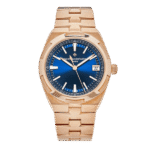 Super Clone Vacheron Constantin Overseas Rose Gold 4500V/110R-B705 41mm Blue Dial
