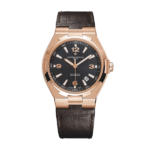 Super Clone Vacheron Constantin Overseas Rose Gold Black Dial Number Roman 42mm