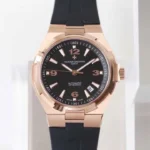 Super Clone Vacheron Constantin Overseas Rose Gold Black Dial Number Roman 42mm — clasp and links