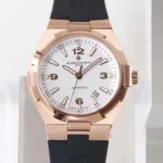 Super Clone Vacheron Constantin Overseas Rose Gold White Dial Number Roman 42mm