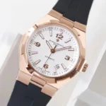 Super Clone Vacheron Constantin Overseas Rose Gold White Dial Number Roman 42mm — bracelet detail