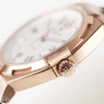 Super Clone Vacheron Constantin Overseas Rose Gold White Dial Number Roman 42mm — clasp and links