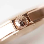 Super Clone Vacheron Constantin Overseas Rose Gold White Dial Number Roman 42mm — on leather display