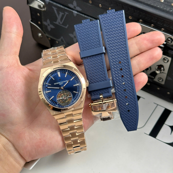 Super Clone Vacheron Constantin Steel — dial close-up