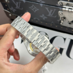 Super Clone Vacheron Constantin Steel — movement / caseback view