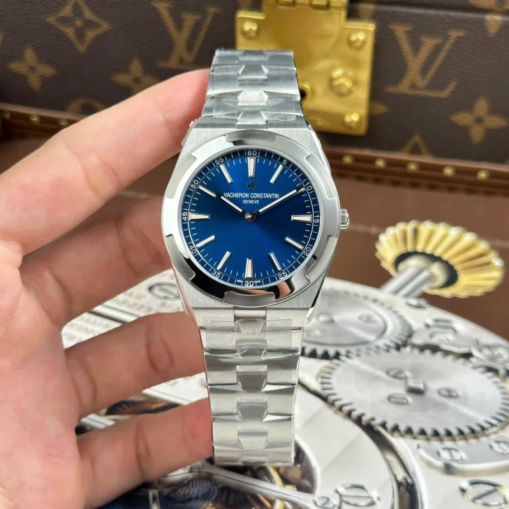 Super Clone Vacheron Constantin Blue Dial Steel