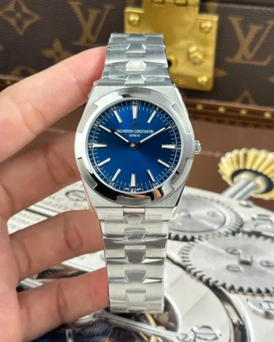 Super Clone Vacheron Constantin Blue Dial Steel