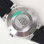 Super Clone Vacheron Constantin Overseas White Dial Number Roman 42mm — on leather display