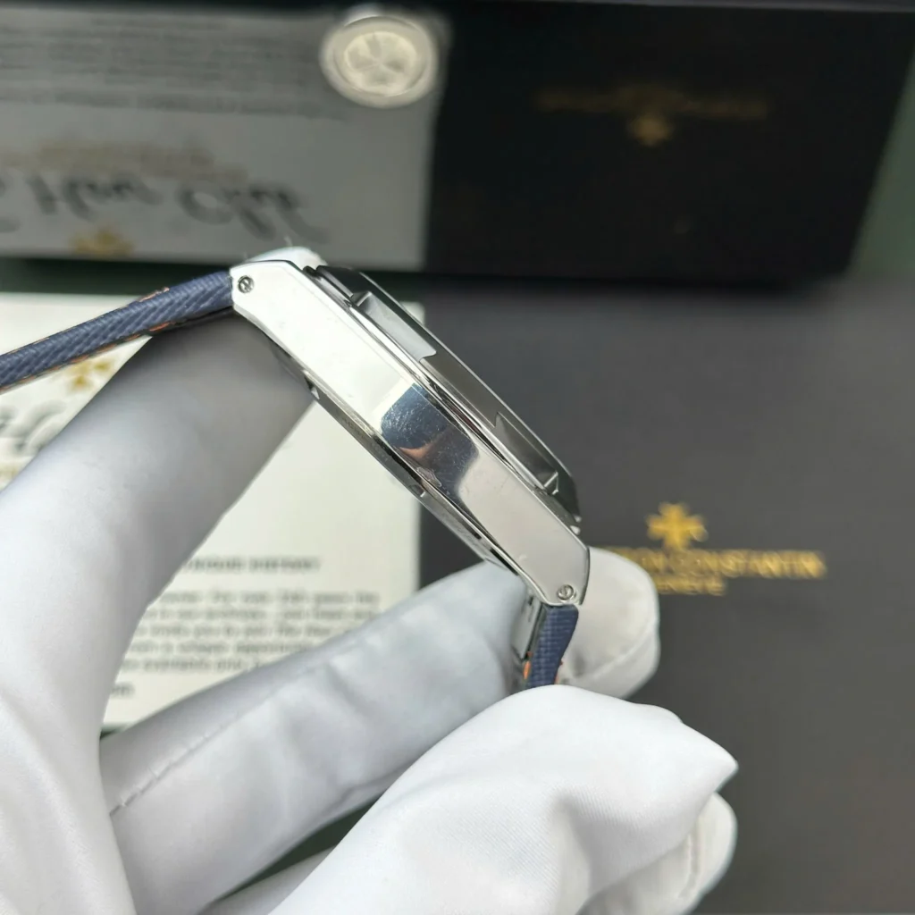 Super Clone Vacheron Constantin Overseas Dual Time 7900V 41mm Blue Dial Steel