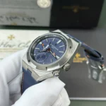 Super Clone Vacheron Constantin Overseas Dual Time 7900V 41mm Blue Dial Steel