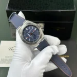 Super Clone Vacheron Constantin Overseas Dual Time 7900V 41mm Blue Dial Steel