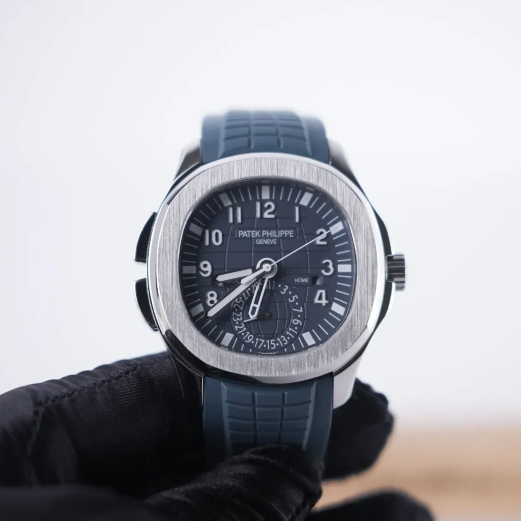 Super Clone Patek Philippe Aquanaut 40mm Rubber Strap Steel – Swiss SuperClone